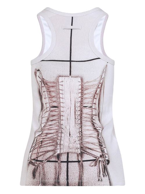 Top Cage con stampa JEAN PAUL GAULTIER | 25/34-F-DB057J582260100